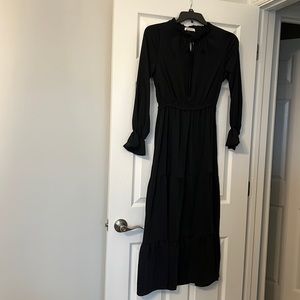 Long black dress